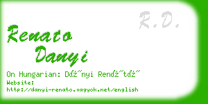 renato danyi business card